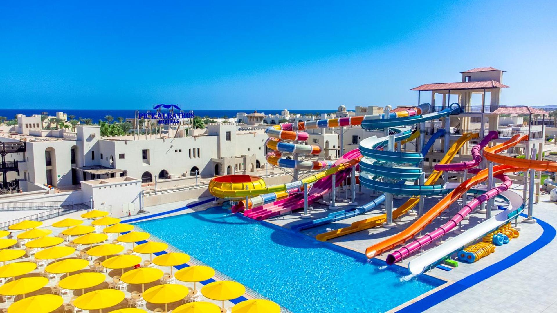 Pickalbatros Sands Port Ghalib Exterior foto Aqua Park