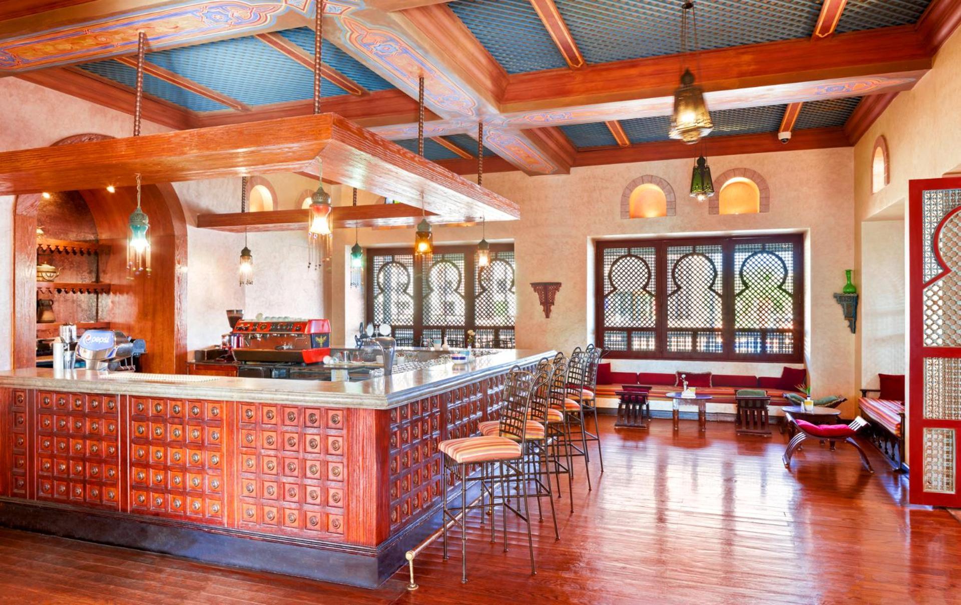Pickalbatros Sands Port Ghalib Exterior foto The interior of the restaurant