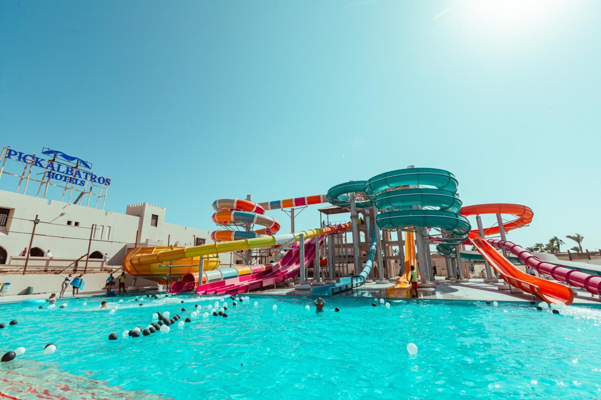 Pickalbatros Sands Port Ghalib Exterior foto Water park