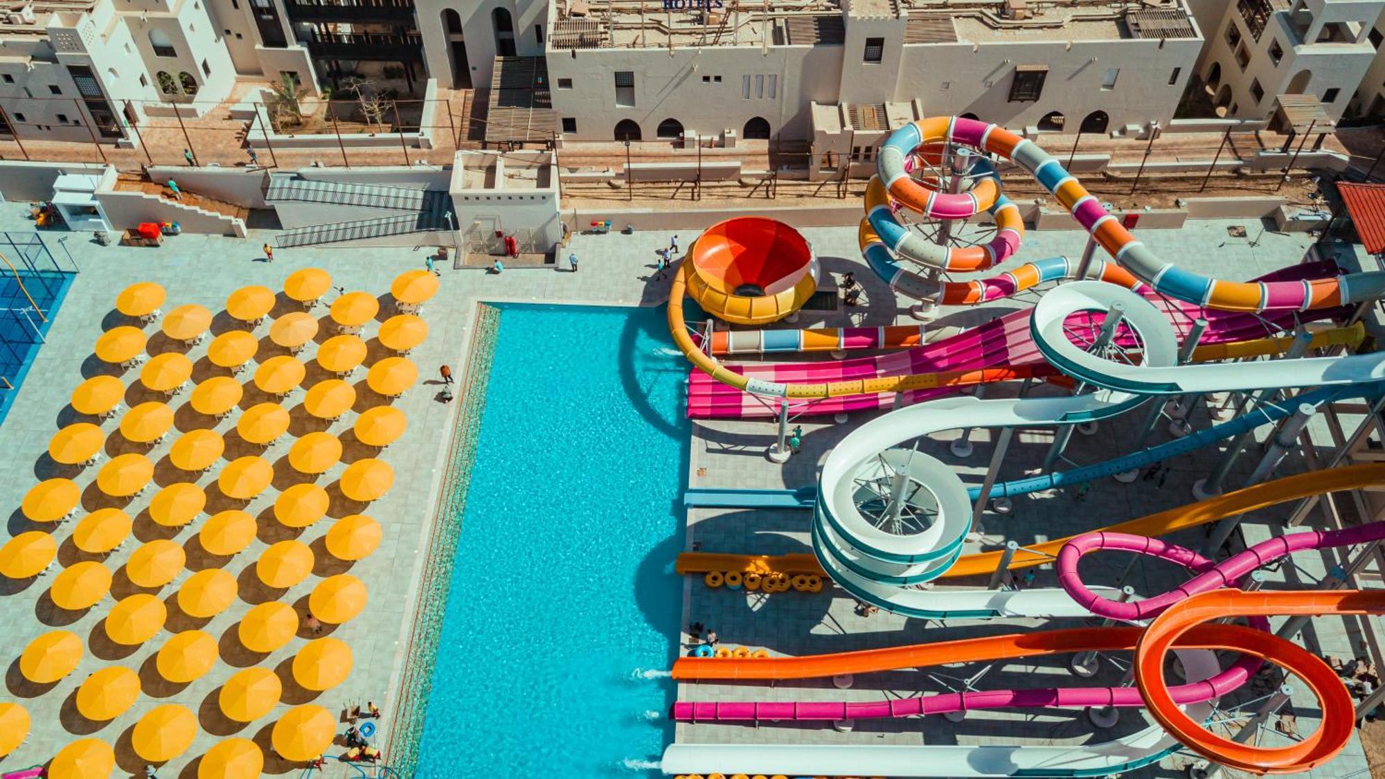 Pickalbatros Sands Port Ghalib Exterior foto Aerial view of the park